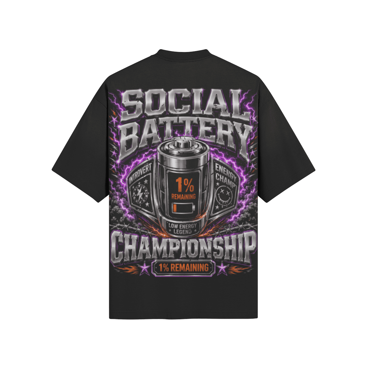 Social Battery Championship Tee