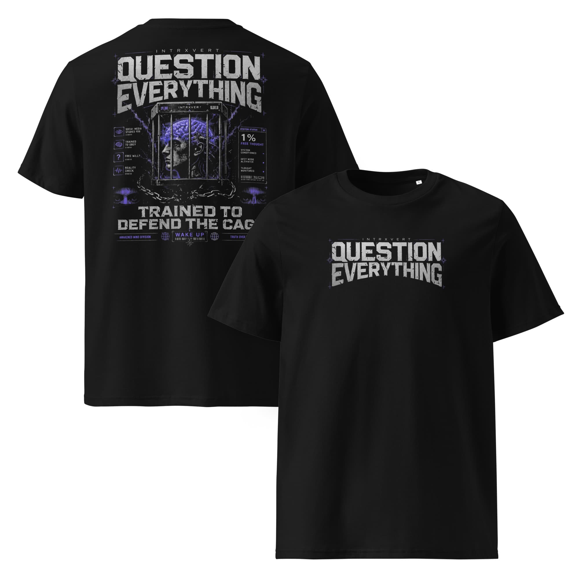 QUESTION EVERYTHING — INTRXVERT Awakening Graphic Tee