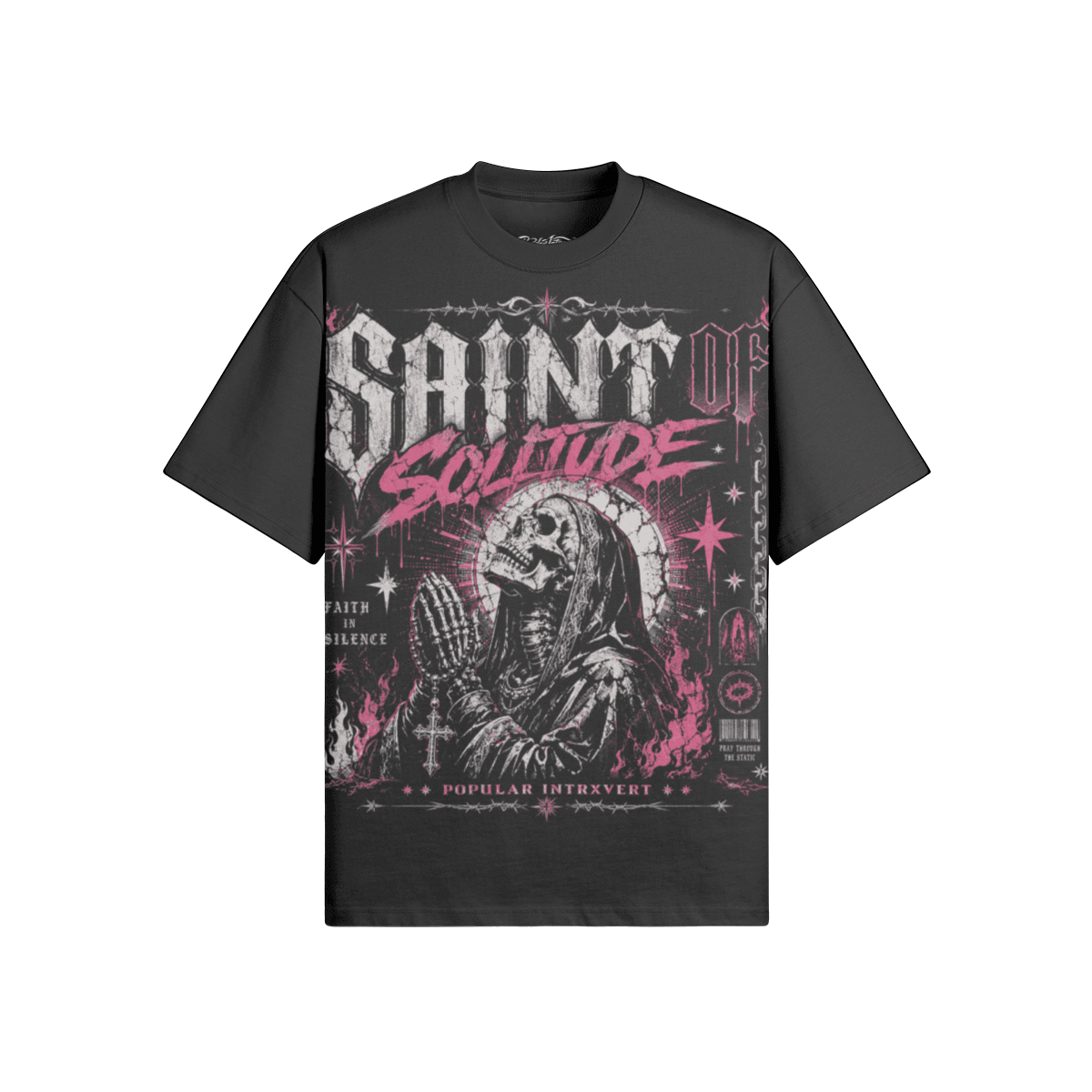 Saint Of Solitude 425 GSM Oversized Graphic T-Shirt
